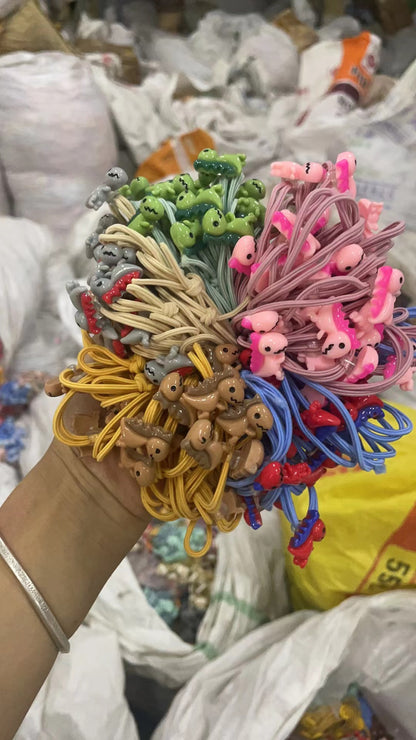 卡通簡約髮圈