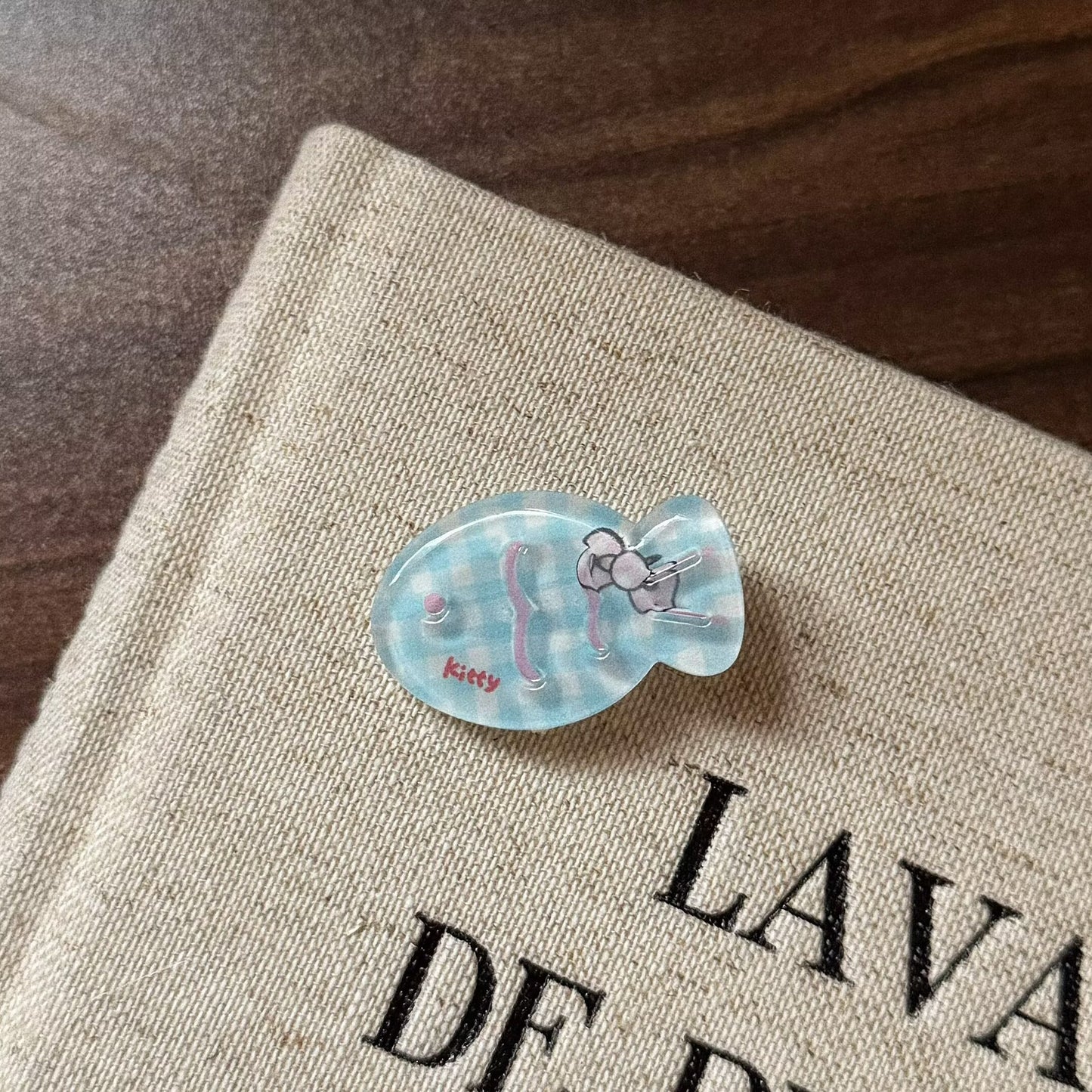 貓咪魚尾髮夾