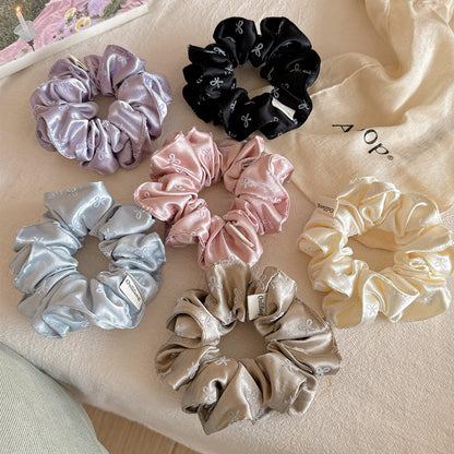彈力繩蝴蝶結髮圈－商品主圖｜https://igowo.tw/