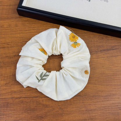 蕾絲雛菊刺繡髮圈