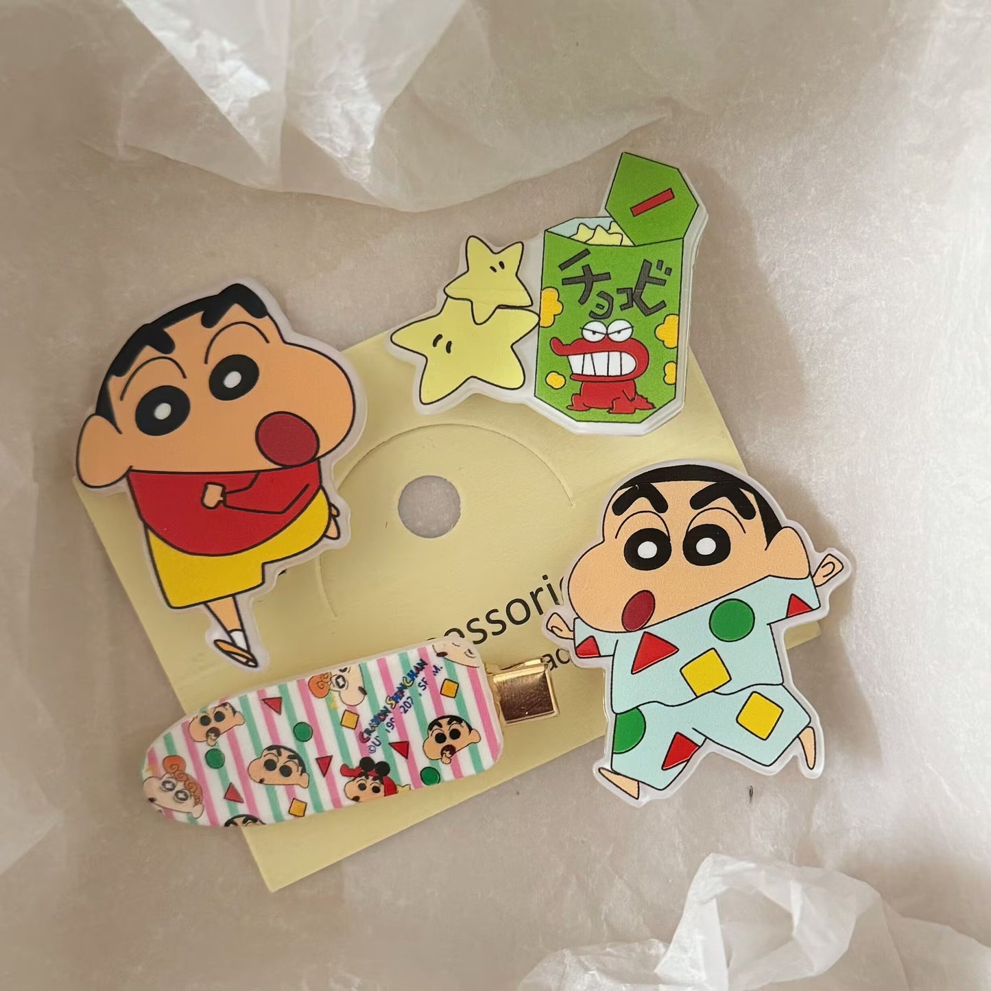壓克力卡通髮夾－商品主圖｜https://igowo.tw/