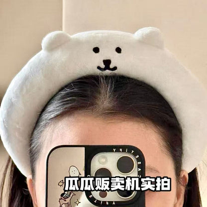 卡通立體髮箍－草莓貓咪髮箍款實拍｜https://igowo.tw/