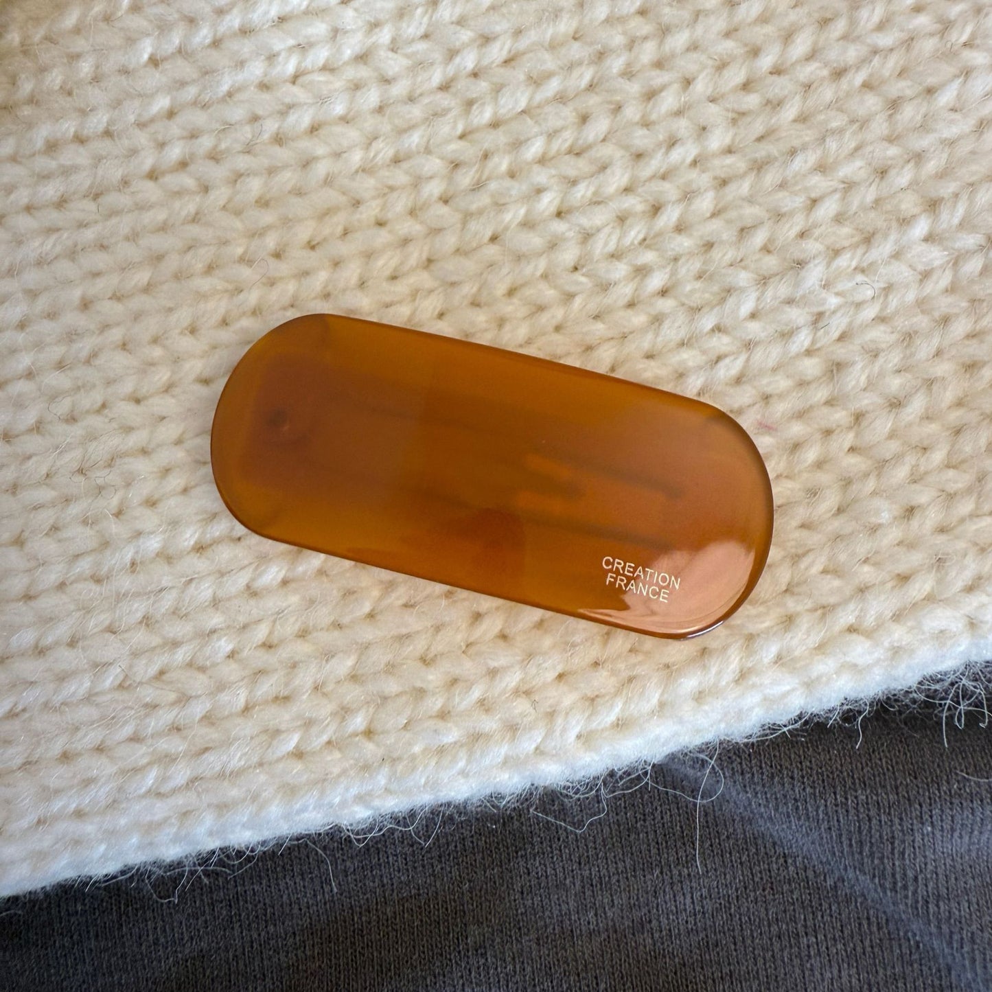 醋酸板材橢圓復古髮夾