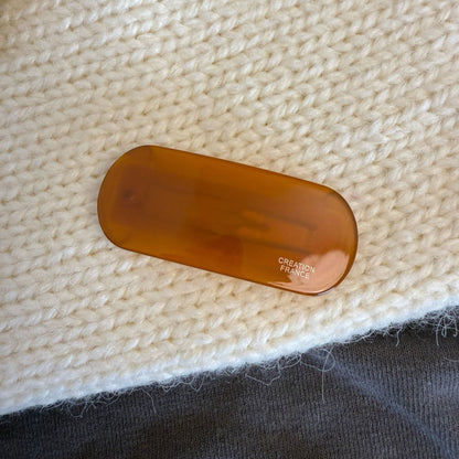 醋酸板材橢圓復古髮夾