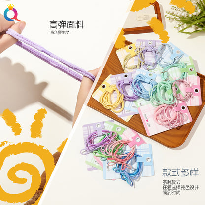 繽紛簡約髮圈－第二視角實拍｜https://igowo.tw/