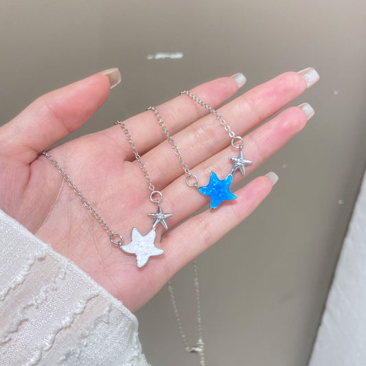 海星墜飾小巧項鍊－商品主圖｜https://igowo.tw/