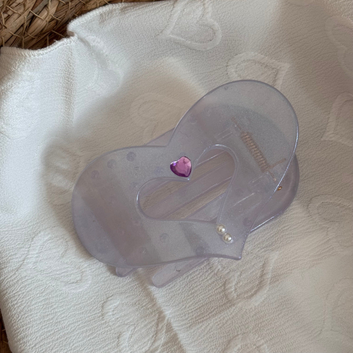 愛心簡約髮夾