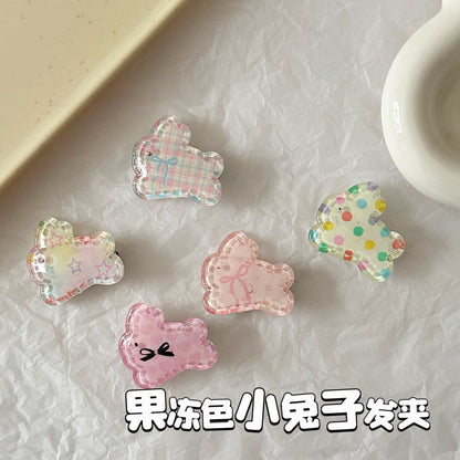 兔子卡通髮夾－商品主圖｜https://igowo.tw/