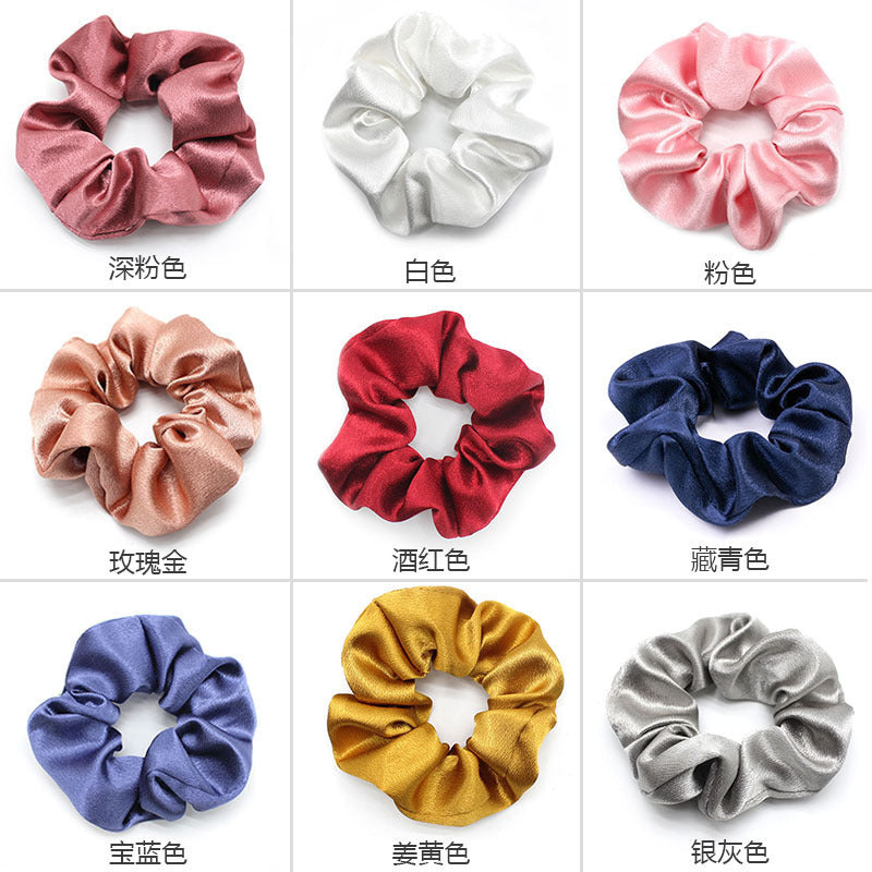 緞帶彈力繩髮圈－商品主圖｜https://igowo.tw/