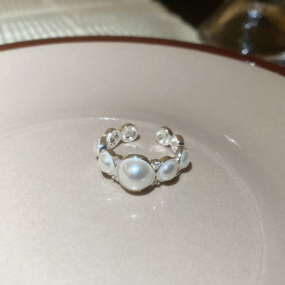 鋯石花朵鑲鑽戒指－68#戒指-金色款細節44｜https://igowo.tw/
