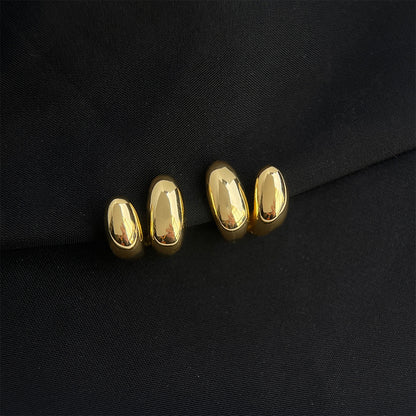 金色電鍍耳夾－細節特寫13｜https://igowo.tw/