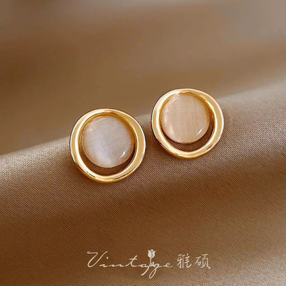 金屬復古耳釘－2金屬耳環6件套款細節｜https://igowo.tw/
