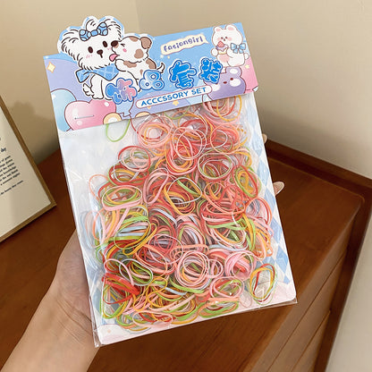彩色簡約髮圈