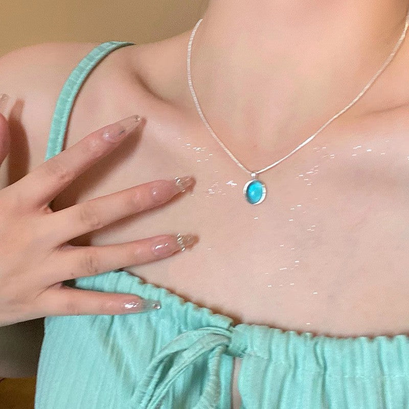 S925簡約項鍊－細節特寫16｜https://igowo.tw/