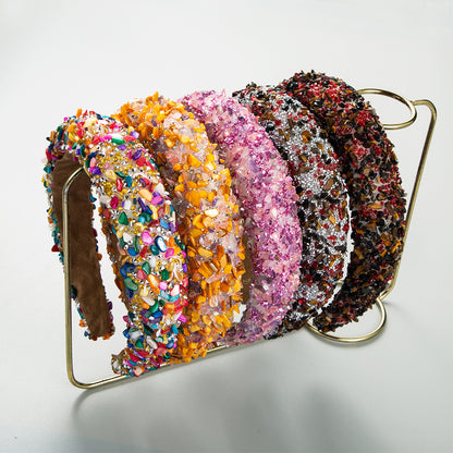 天然石復古髮箍－商品主圖｜https://igowo.tw/