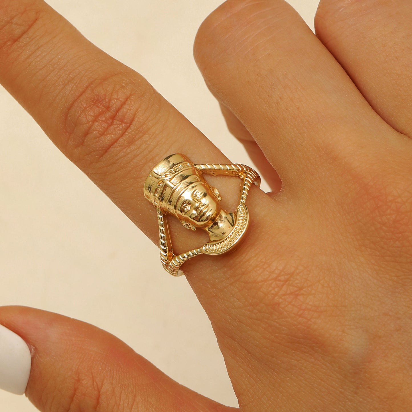 卡通可調式戒指