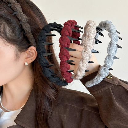 纏繞簡約髮箍－商品主圖｜https://igowo.tw/