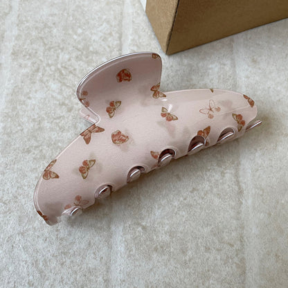 棕色蝴蝶鯊魚夾