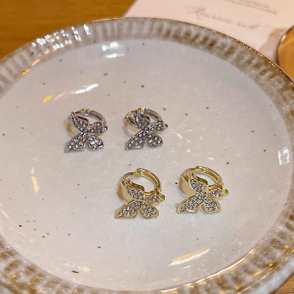 輕奢高級感蝴蝶耳環