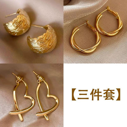 金屬復古耳釘－細節特寫28｜https://igowo.tw/