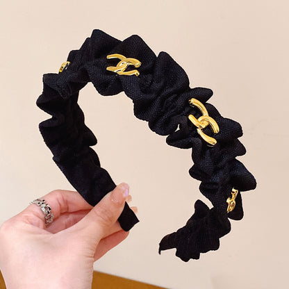 字母寬版髮箍