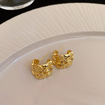 金屬簡約耳環－細節特寫27｜https://igowo.tw/