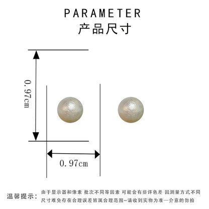 圓形簡約耳釘