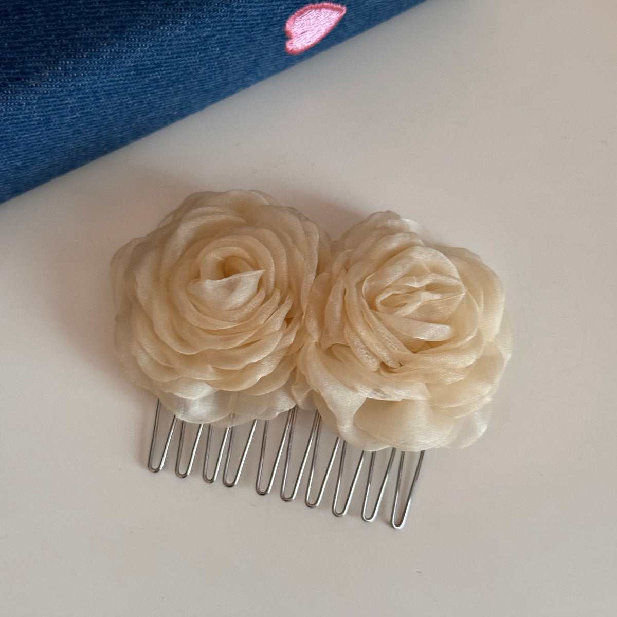 玫瑰簡約髮夾