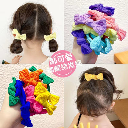 繽紛蝴蝶結髮圈－商品主圖｜https://igowo.tw/