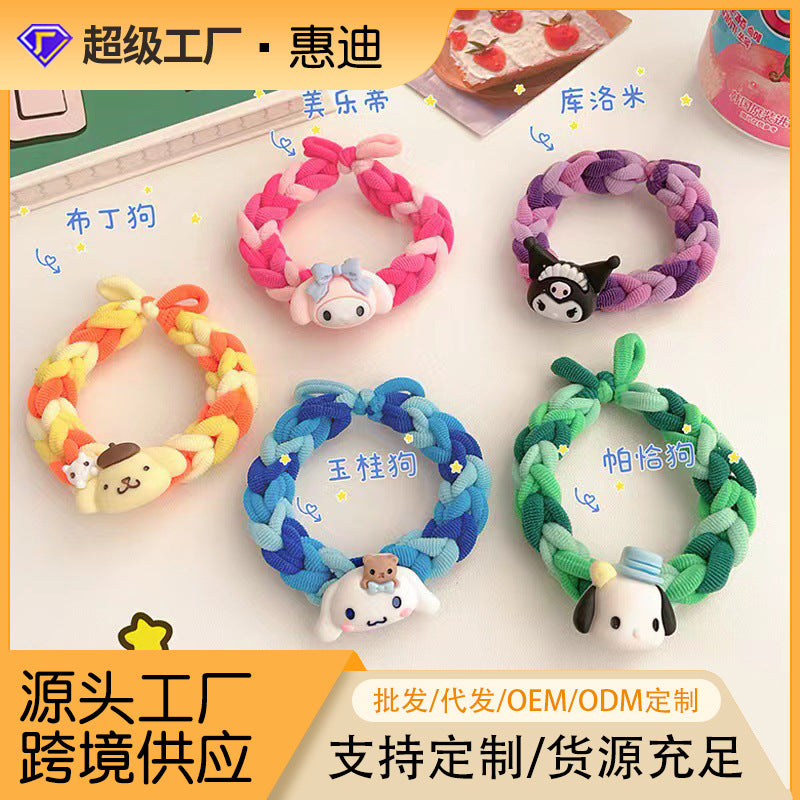 兩用編織髮圈－商品主圖｜https://igowo.tw/