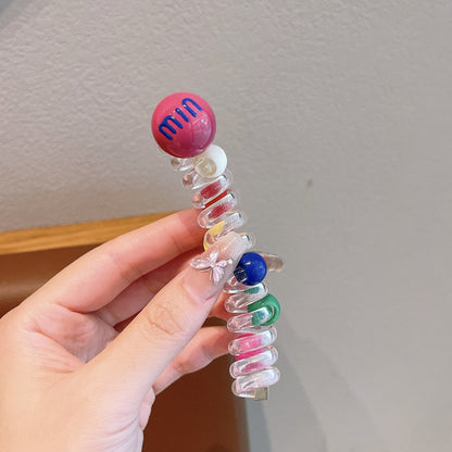 彩色簡約髮圈