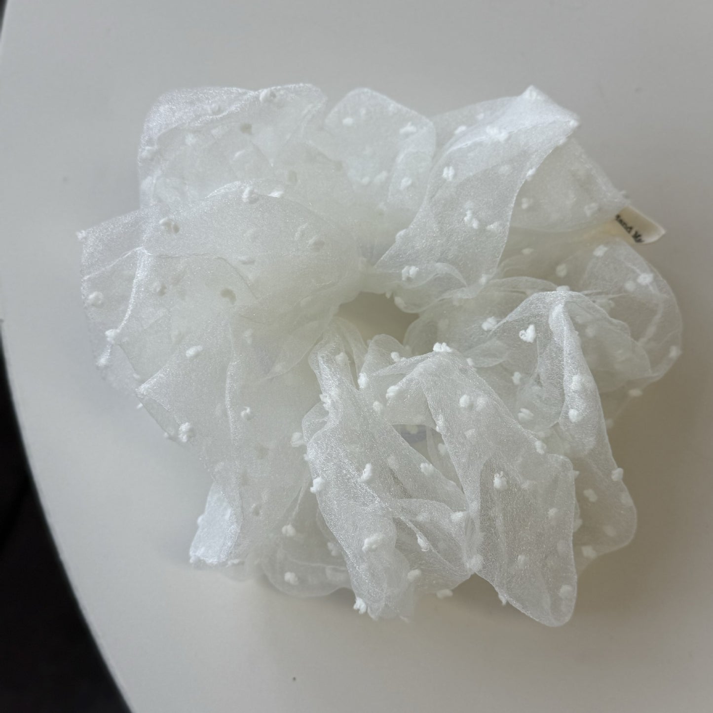 網紗波點大腸圈髮圈