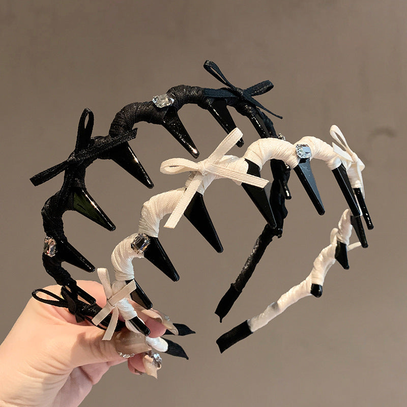 蝴蝶結簡約髮箍－商品主圖｜https://igowo.tw/
