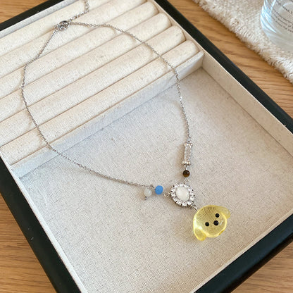 鋯石花朵項鍊