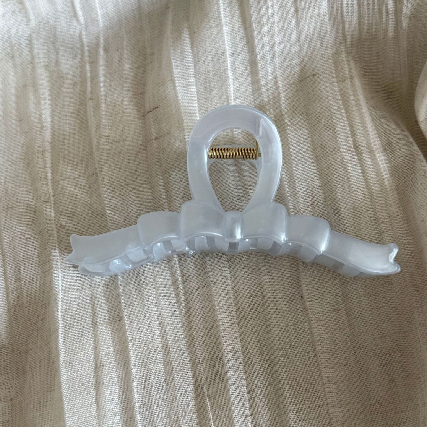 蝴蝶結簡約鯊魚夾