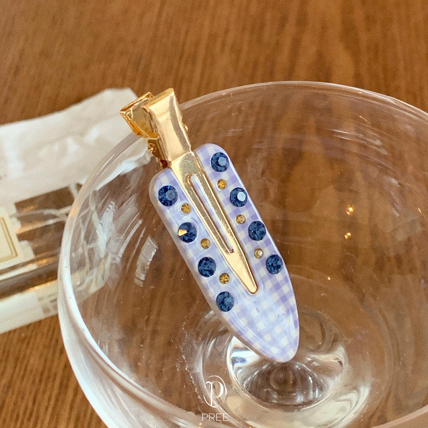 珍珠花朵髮夾