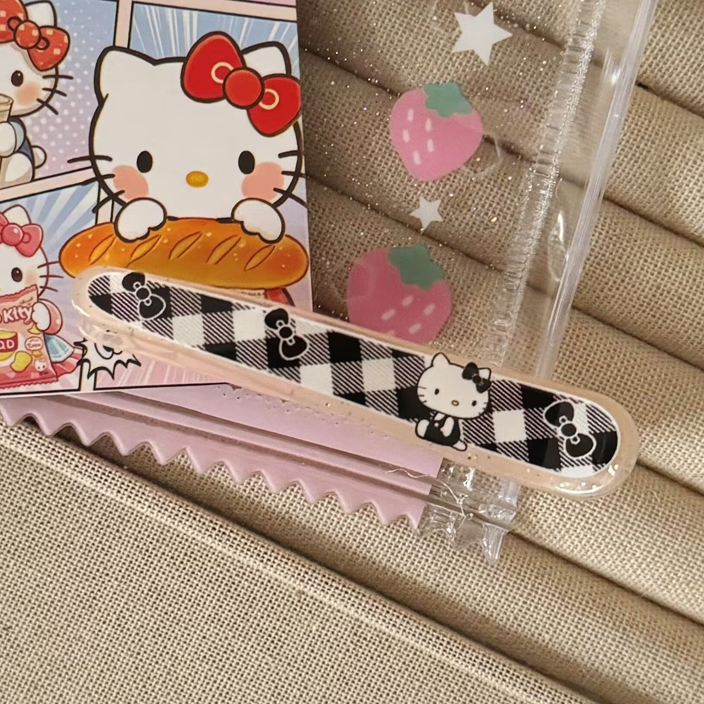 貓咪簡約髮夾－細節特寫4｜https://igowo.tw/