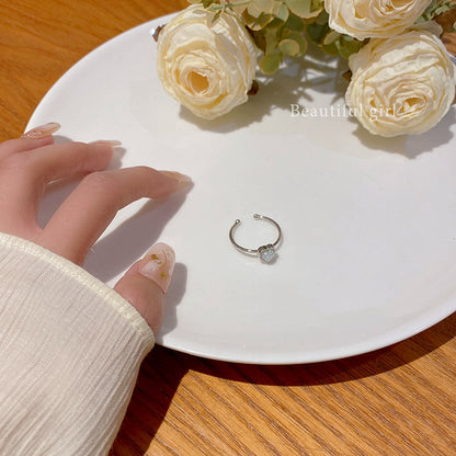 彩色愛心可調式戒指