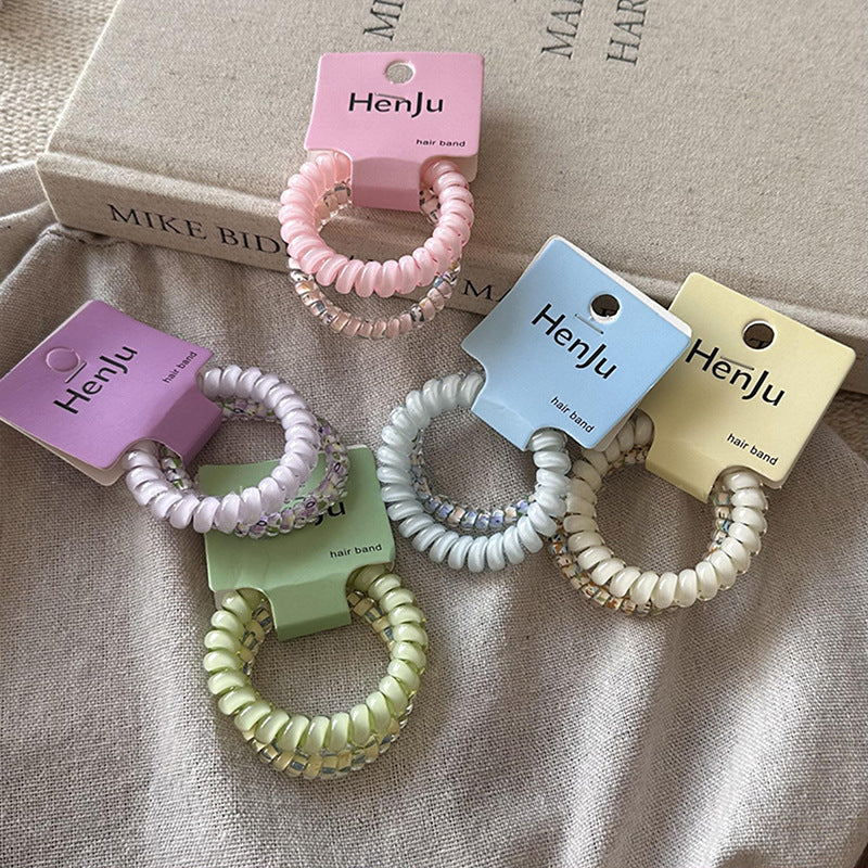 彩色彈力繩髮圈－商品主圖｜https://igowo.tw/