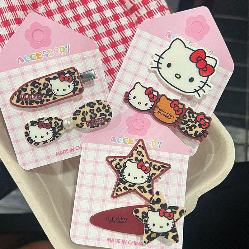 棕色豹紋髮夾－商品主圖｜https://igowo.tw/