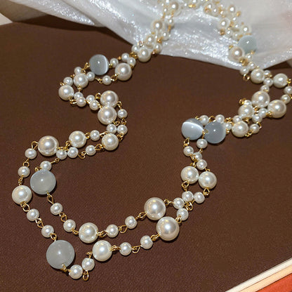 珍珠串珠項鍊