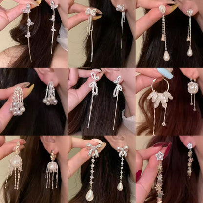 蝴蝶流蘇耳環－商品主圖｜https://igowo.tw/