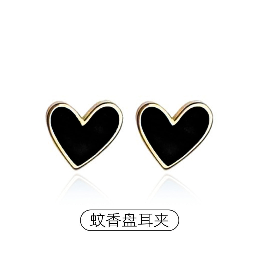 愛心小巧簡約耳釘
