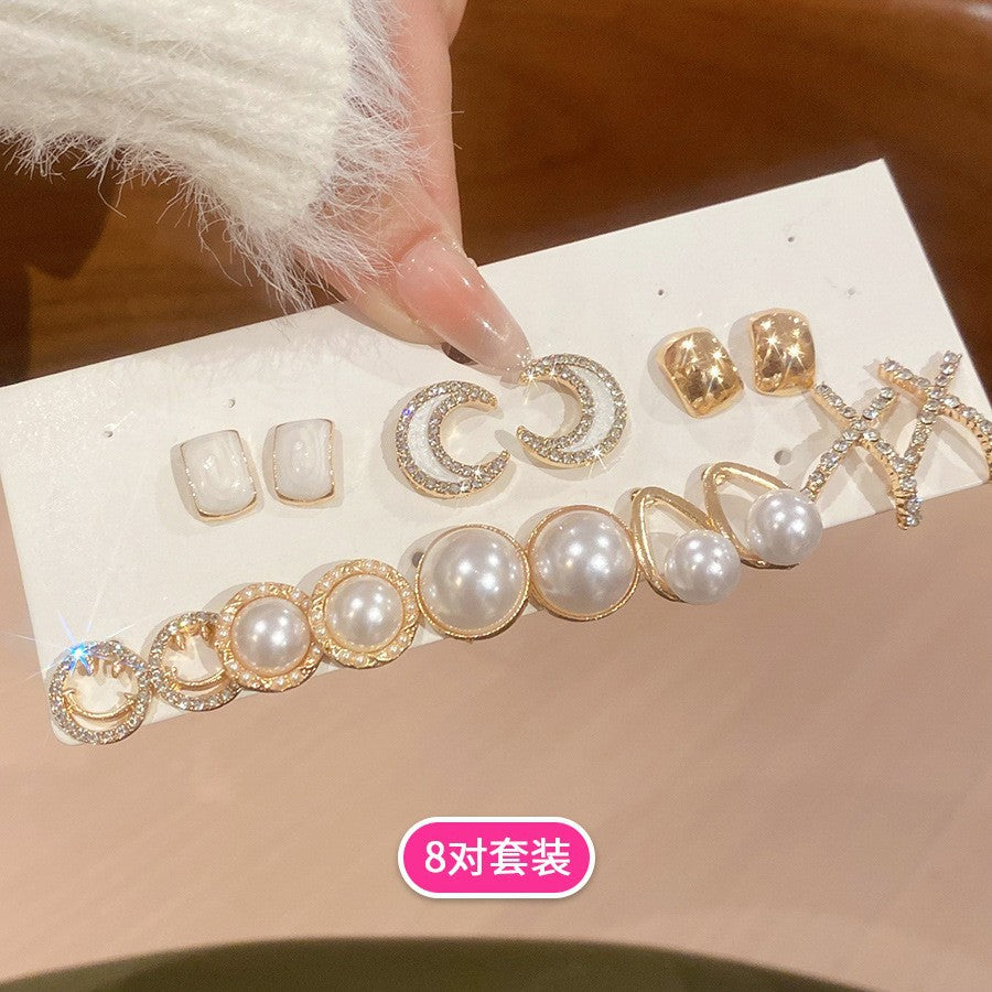 琺瑯簡約耳釘套組－細節特寫38｜https://igowo.tw/