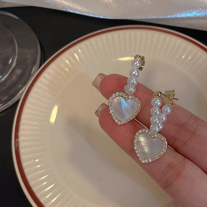 金色珍珠橢圓復古耳環－細節特寫19｜https://igowo.tw/