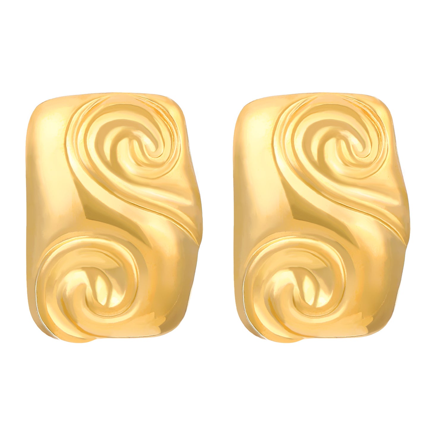 不鏽鋼愛心鏤空耳環－細節特寫6｜https://igowo.tw/
