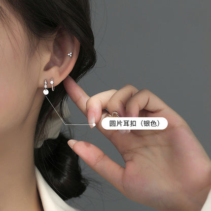 S925圓圈簡約耳環