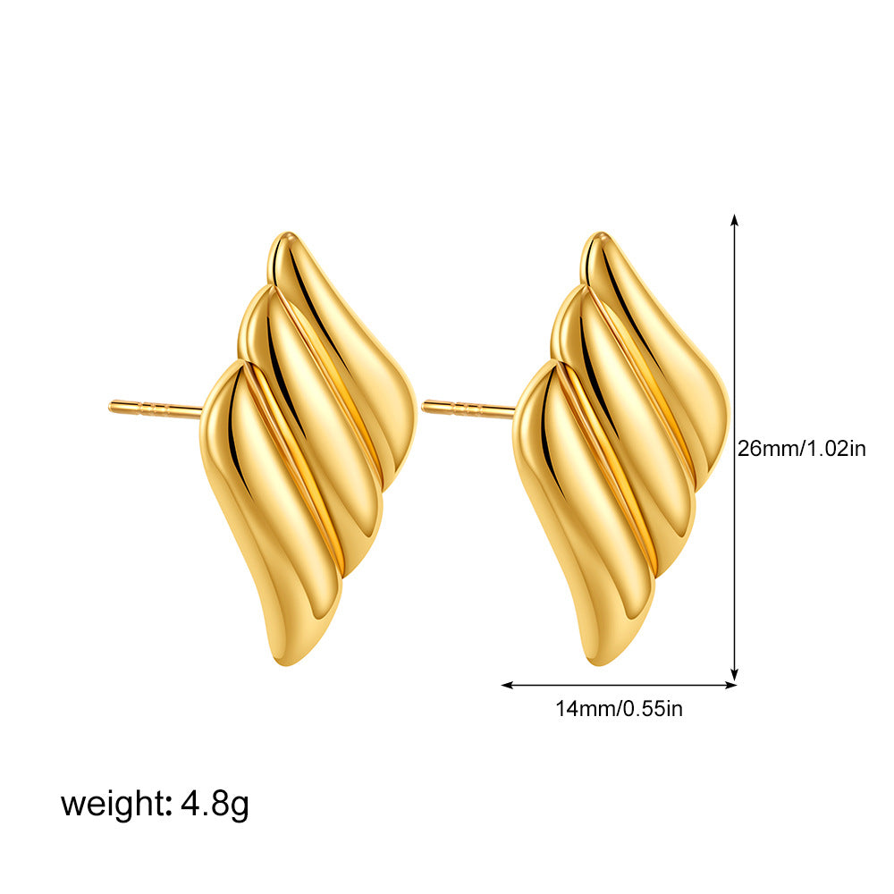 金色幾何耳環－細節特寫16｜https://igowo.tw/