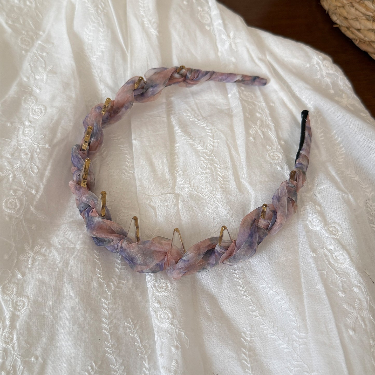 網紗波浪暈染髮箍