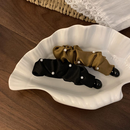 珍珠復古簡約髮夾－商品主圖｜https://igowo.tw/